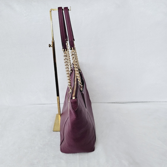 Coach AVA Dark Berry Chain Tote - Picture 4 of 13